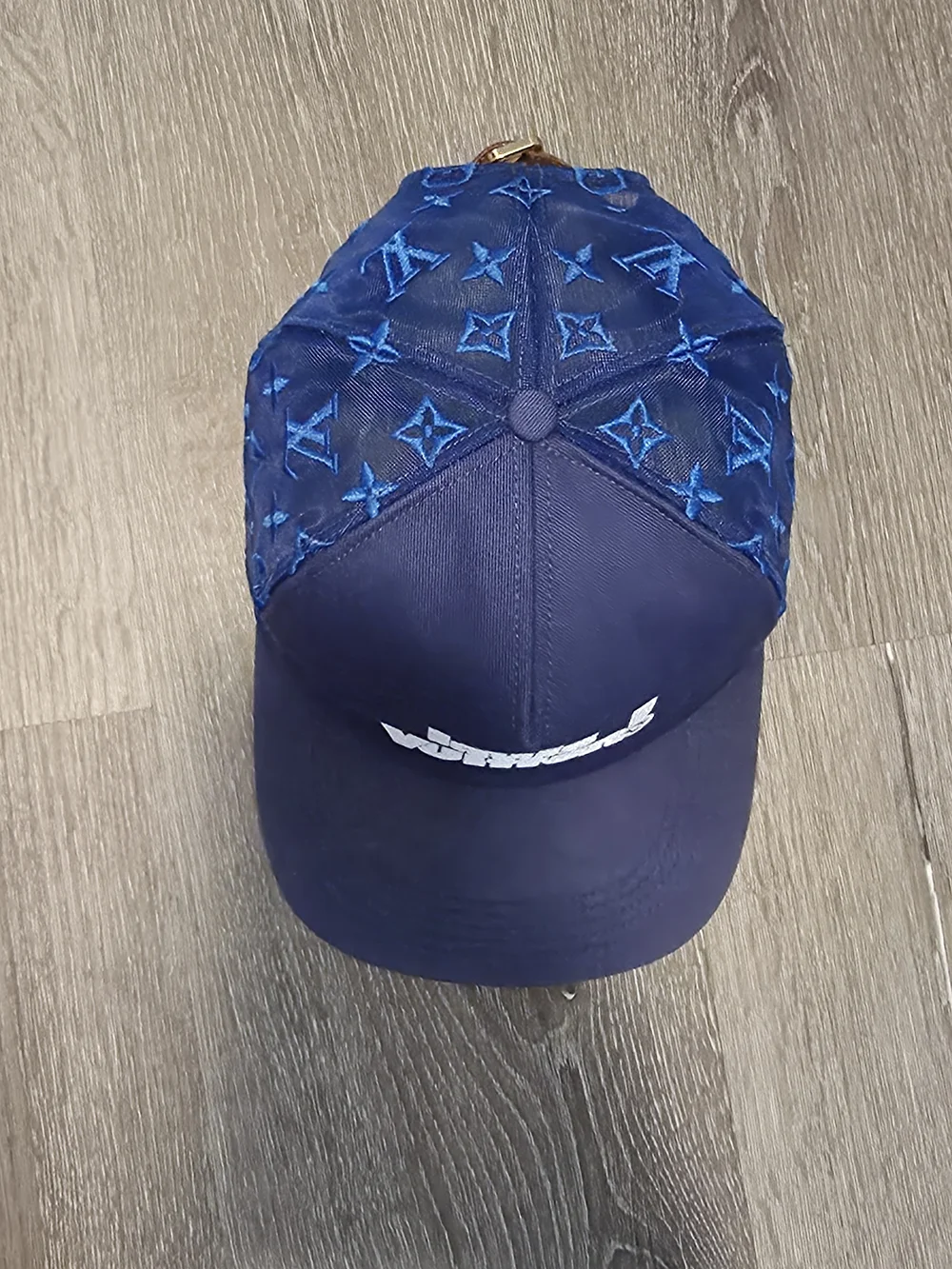 Louis Vuitton Blue Monogram Logo Baseball Cap - Picture 3 of 10